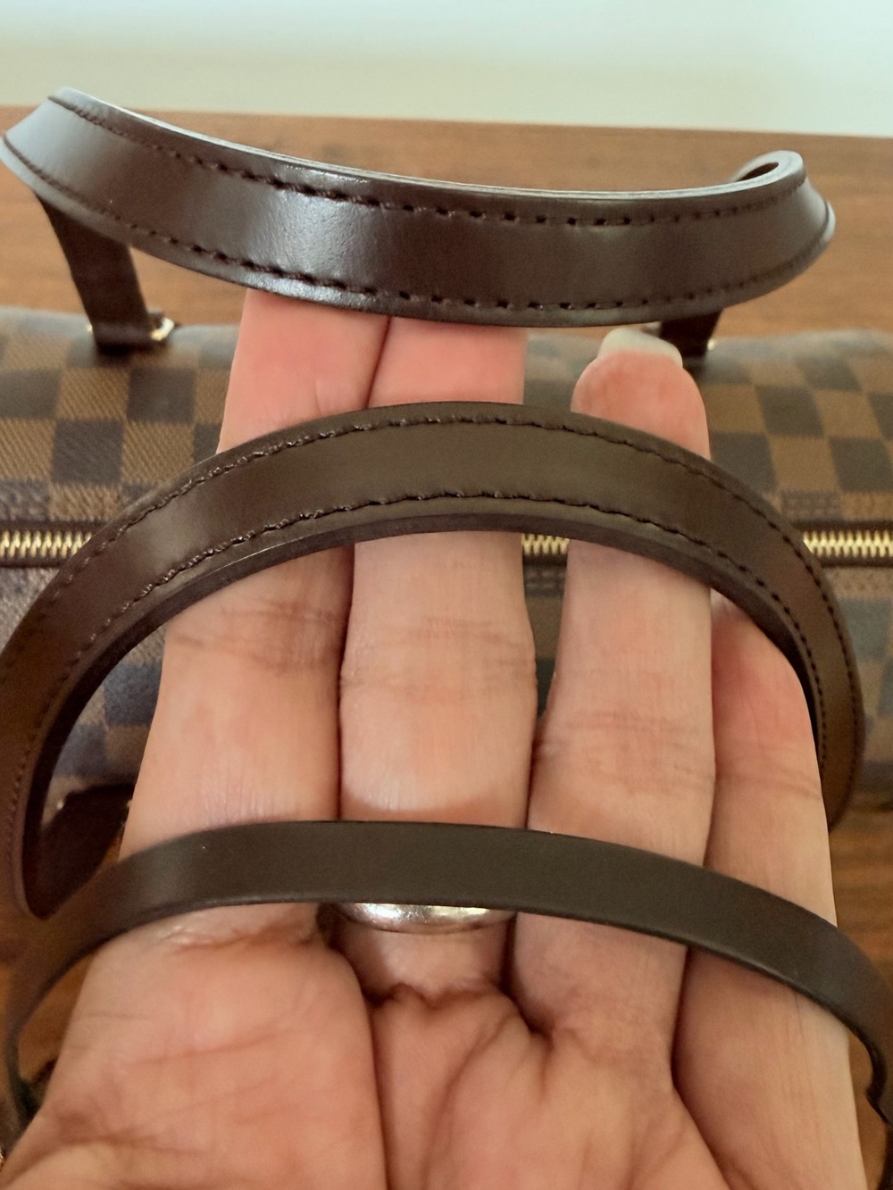 Louis Vuitton Damier Ebene Papillon 30 with Mini Pouch - Picture 8 of 13
